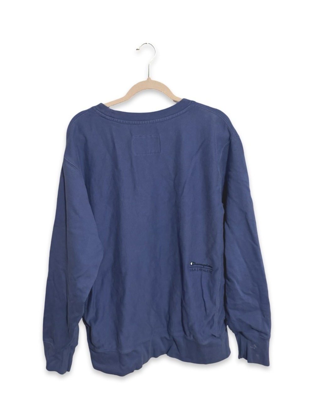 Champion Authentic Athletic Wear Men’s Blue Crewneck Sweatshirt Size XL - Picture 8 of 9